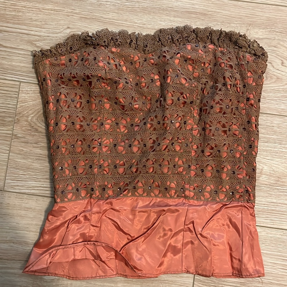 Vintage 1950s 2 piece lace skirt set - Picture 2 of 14
